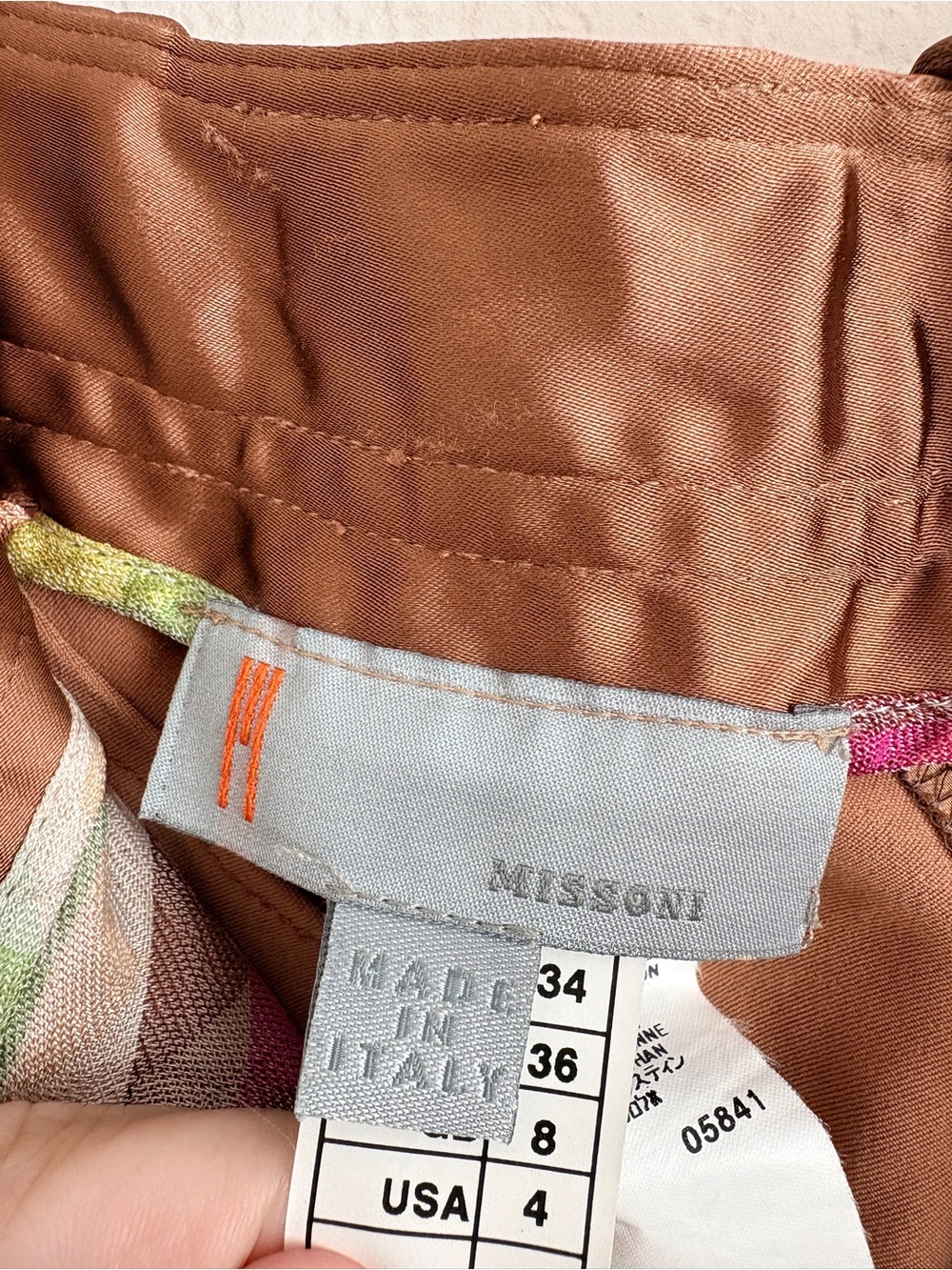 Missoni Satin Wide Leg Pants - Picture 4 of 12